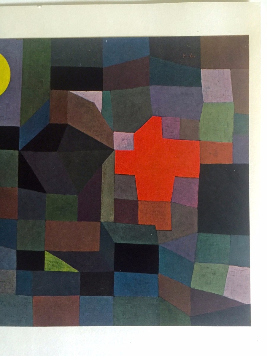 PAUL KLEE VINTAGE 1967 AUTHENTIC LITHOGRAPH PRINT 