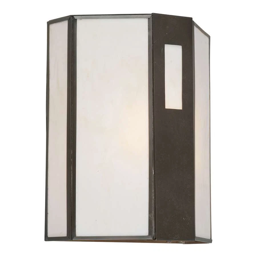 Forte Lighting 1 Light Brass Outdoor Wall Lantern in Royal Bronze - 1138-01-14 - Image 1 of 1