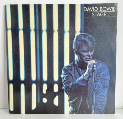 David Bowie Stage Yellow Vinyl 2 LP Gatefold Record Album (1978