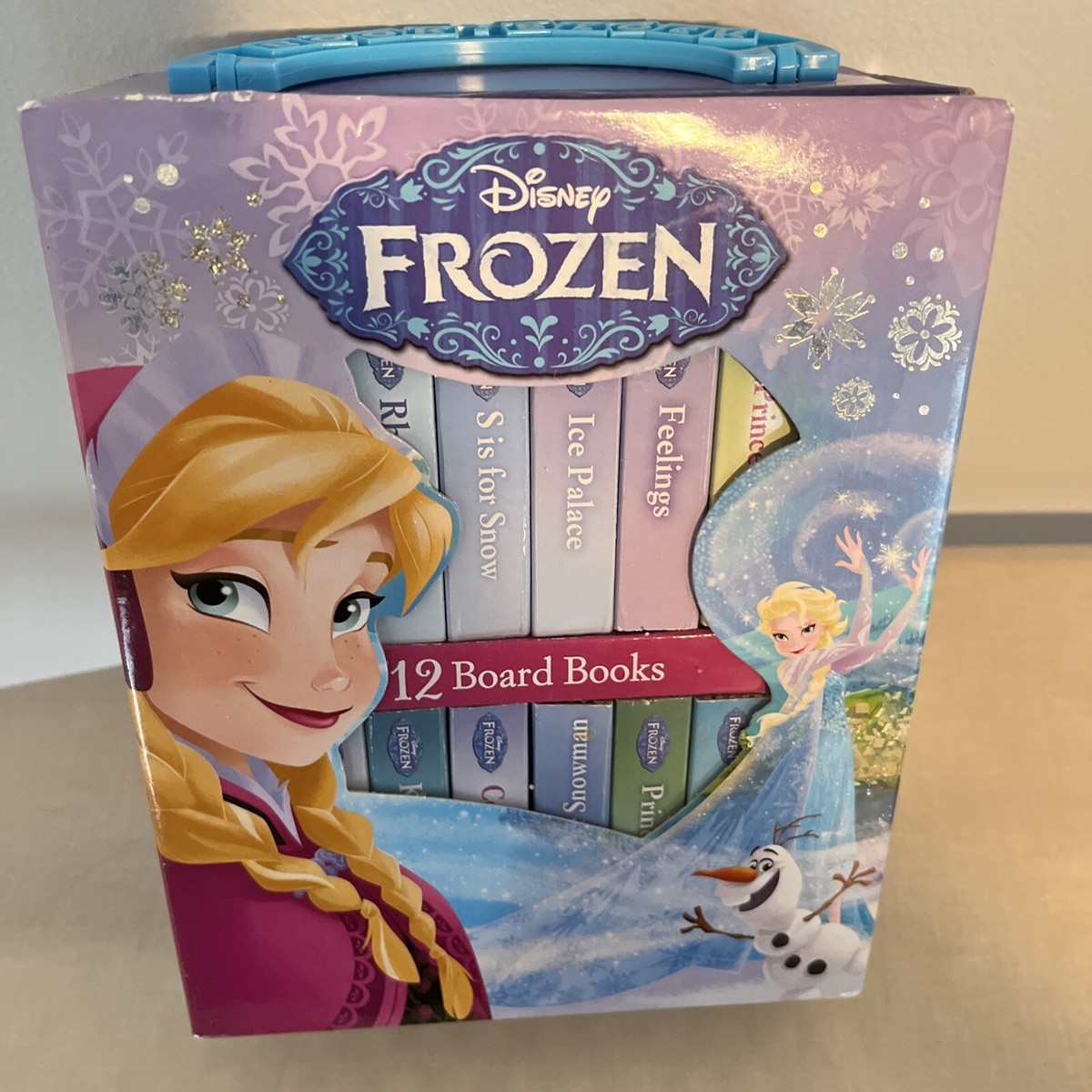 Disney Frozen Board Book Block 12-Book Set Anna Elsa Olaf Hans