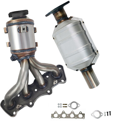 2x Front Rear Catalytic Converter For 2012-2017 Hyundai Accent 1.6L EPA Approved