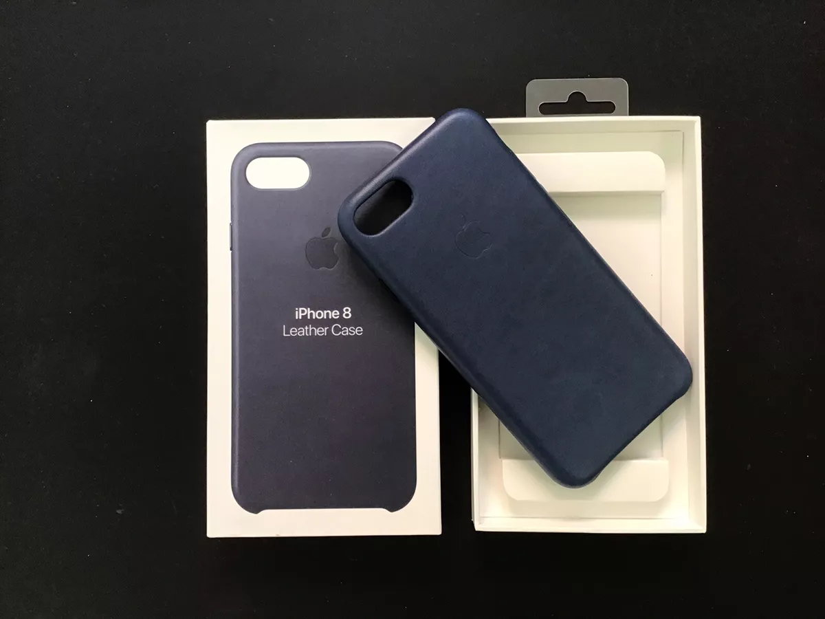 Genuine Apple Leather Case MIDNIGHT BLUE iPhone 8 iPhone 7 iPhone SE 2020/22