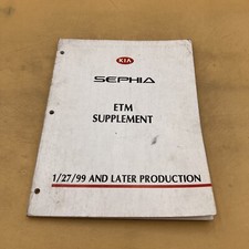 1271999 Later Kia Sephia Etm Electrical Troubleshooting Service Manual