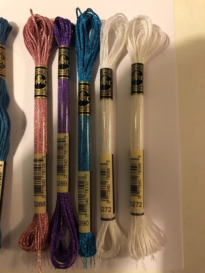 Lot of 25 100% Cotton DMC Embroidery Floss/Stitch Thread Floche A Broder Vintage - Image 4 of 4