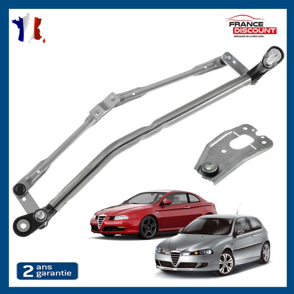 Scheibenwischer Mechanismus Ohne Motor FüR Alfa 147 GT = 50501305 46556570-image