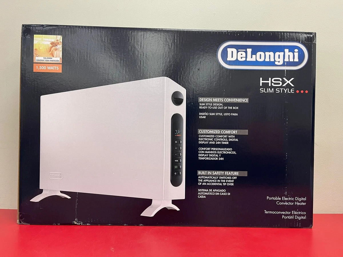 DeLonghi HSX4315E Slim Style Digital Space Heater - HSX4315E - White | eBay