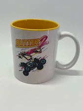 Butter 2 Four Wheel Flavored - Coffee Mug, Tea Cup by M-Ware China White/Yellow