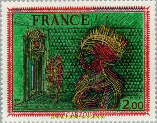 EBS France 1976 - Contemporary Art: Portrait by Jean Carzou - YT 1900 MNH**