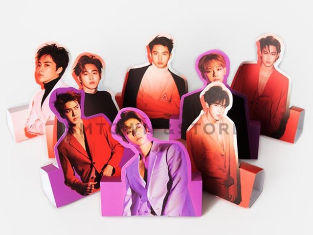 EXO LOVE SHOT SMTOWN OFFICIAL MD GOODS HOLOGRAM PHOTO CARD SET SEALED