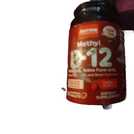 Jarrow Vitamin B12 (Methylcobalamin) 5000mcg, 90 Chewable Tablets- Non-GMO