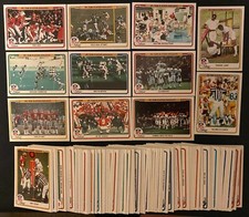 1982 Fleer Teams in Action - Football Cards - Complete Your Set - You U Pick