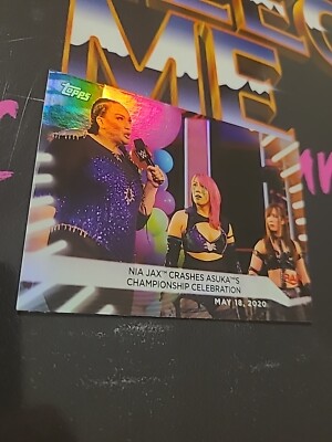 Topps 2021 WWE Asuka Nia Jax Kairi Raw Reflector Card Wrestling Trading Card