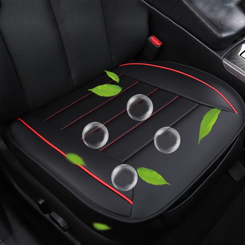 PU Leather Car Seat Cover Front Seat Cushion Mat Protector Interior Accessories - Picture 2 of 10