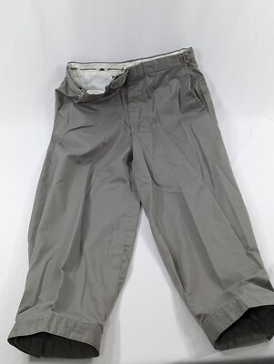 Vintage Briarcliff Collection Light Gray Golf Knickers Pants Men Size 36 x  26