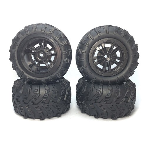 Jeu De Sièges De Roues En Aluminium WLtoys 144001 – Noirs – Avant, Arrière Et Porte-fusée En C (Upgrade RC 1/14)