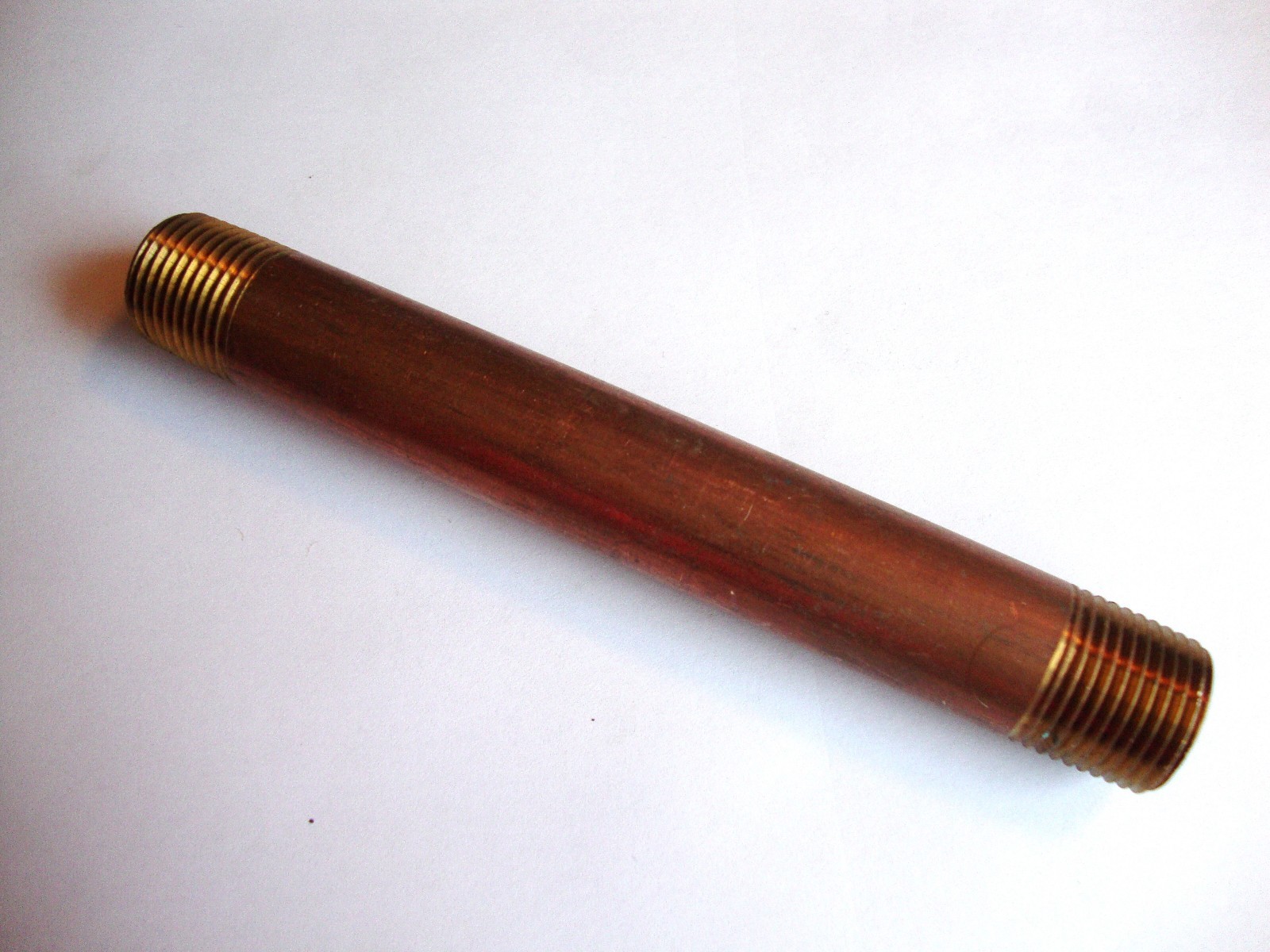 1/2" x 6" NPT Threaded Brass Pipe Nipple - Plumbing & Steampunk Projects
