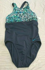 NIKE WOMENS ONE PIECE SWIMSUIT SIZE L STYLE NESS 8387