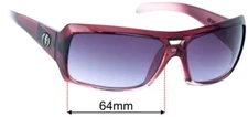 SFx Replacement Sunglass Lenses Fits Electric Bsg Bam - 64mm Wide