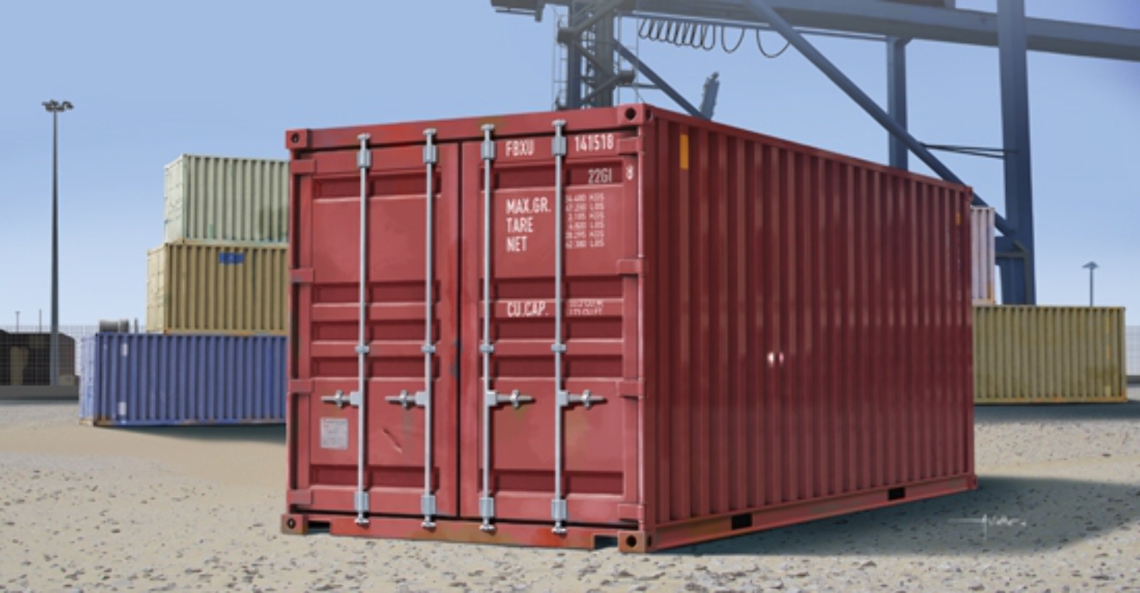 Trumpeter 01029 20FT CONTAINER Model Kit 1/35