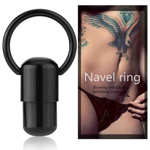Vibrating Tongue/Belly Ring Stud Barbell Steel Body Piercing Jewelry (#3) - Picture 3 of 8