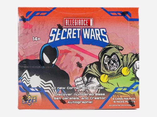 Upper Deck Marvel Allegiance Secret Wars Hobby Box Factory Sealed New