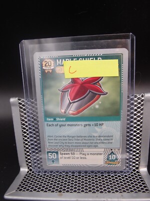 MapleStory iTCG Set 3: P3TS MAPLE SHIELD #10/60 Silver Code Card (C)