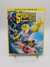 The SpongeBob Movie: Sponge out of Water Blu-ray DVD 2-Disc Digital New Sealed