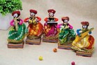 Colorful Rajasthani Puppets: Handcrafted Show Pieces for Home Decor - 5 Male