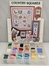 Country Squares CrossStitch Pattern Caron Turk Graph-it Arts #55 - Plus Floss