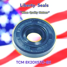 TCM 8X20X5TC-BX  Oil Seal NBR - Carbon Steel Type TC By Liberty Seals 75023167