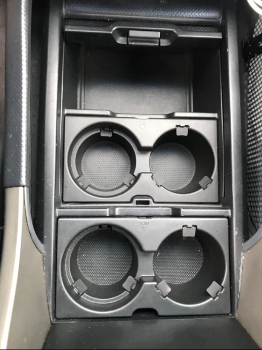 (Dos) Conjunto de inserción de conjunto de portavasos de consola central para HONDA PILOT ELEMENT Nuevo Foto 4 de 4