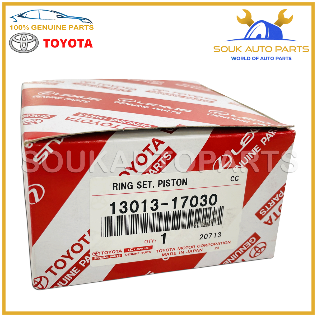 13013-17030 Genuine Toyota Piston RING SET 1HZ OEM LAND CRUISER