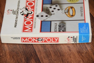 1995 Virgin MONOPOLY Floppy Disk vintage software video game Tandy 1000 IBM  PC