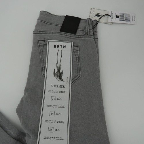 BRTN Lorimer graue schmale Passform Damenjeans 24 neu mit Etikett $ 69,50 - Bild 4 von 6