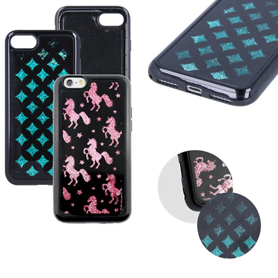 LIQUID Muster Glänzend Flüssig Tasche Case Hülle Handy Für Apple iPhone 8 Plus 