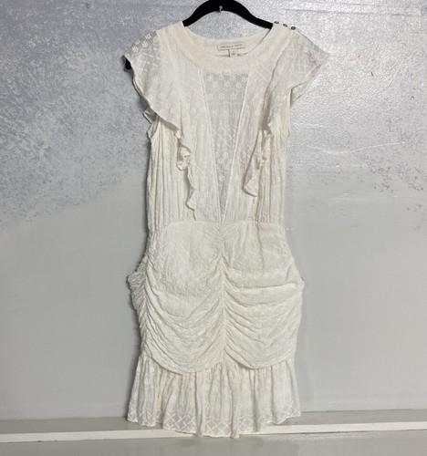 CHELSEA & VIOLET französisches elegantes ärmelloses Kleid weiß Spitze Größe Small/gebraucht - Bild 14 von 17