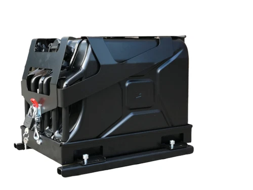 Double Jerry Can Holder 2x20 Liter Flexible Spout Off-Road