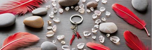 Portachiave Corna E Corno Rosso Portafortuna Idea Regalo Confezione Regalo Inclu - Foto 4 di 12
