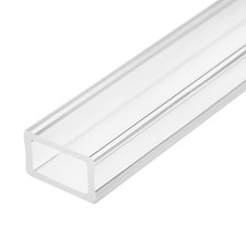 1 Pcs 25mmx15mmx2mm Wall Thickness 153mm Long Clear Acrylic Square Tube