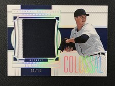 2023 Panini National Treasures #CM-TM Ty Madden Colossal Holo Silver PATCH /10