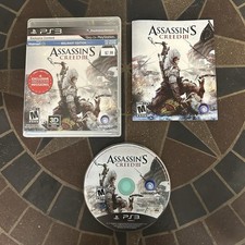 Assassins Creed III Walmart Edition (PlayStation 3 PS3 2012) PS3 COMPLETE CIB