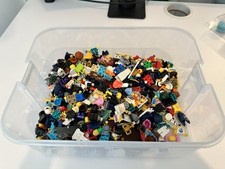 4oz of LEGO Minifigure Bulk Heads, Bodies, Hair, Hats, Accessories: Random Bulk 