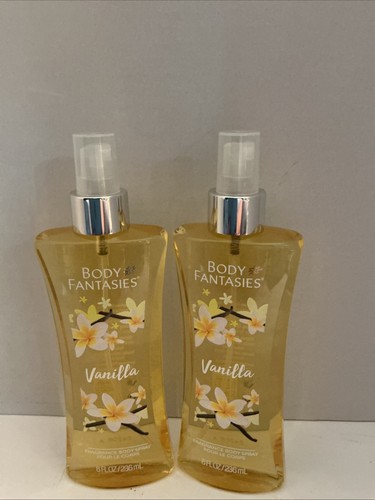 Body Fantasies Signature Fragrance Body Spray Vanilla 8 fl oz Pack of 2 - Picture 2 of 4