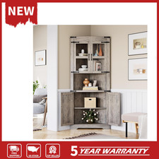 Freestanding Farmhouse Storage Cabinet with Door Storage Cabinet, Wooden, NEW