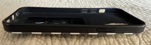Loopy Case iPhone 12 Pro Righty Black And White Plaid - Photo 5 sur 10