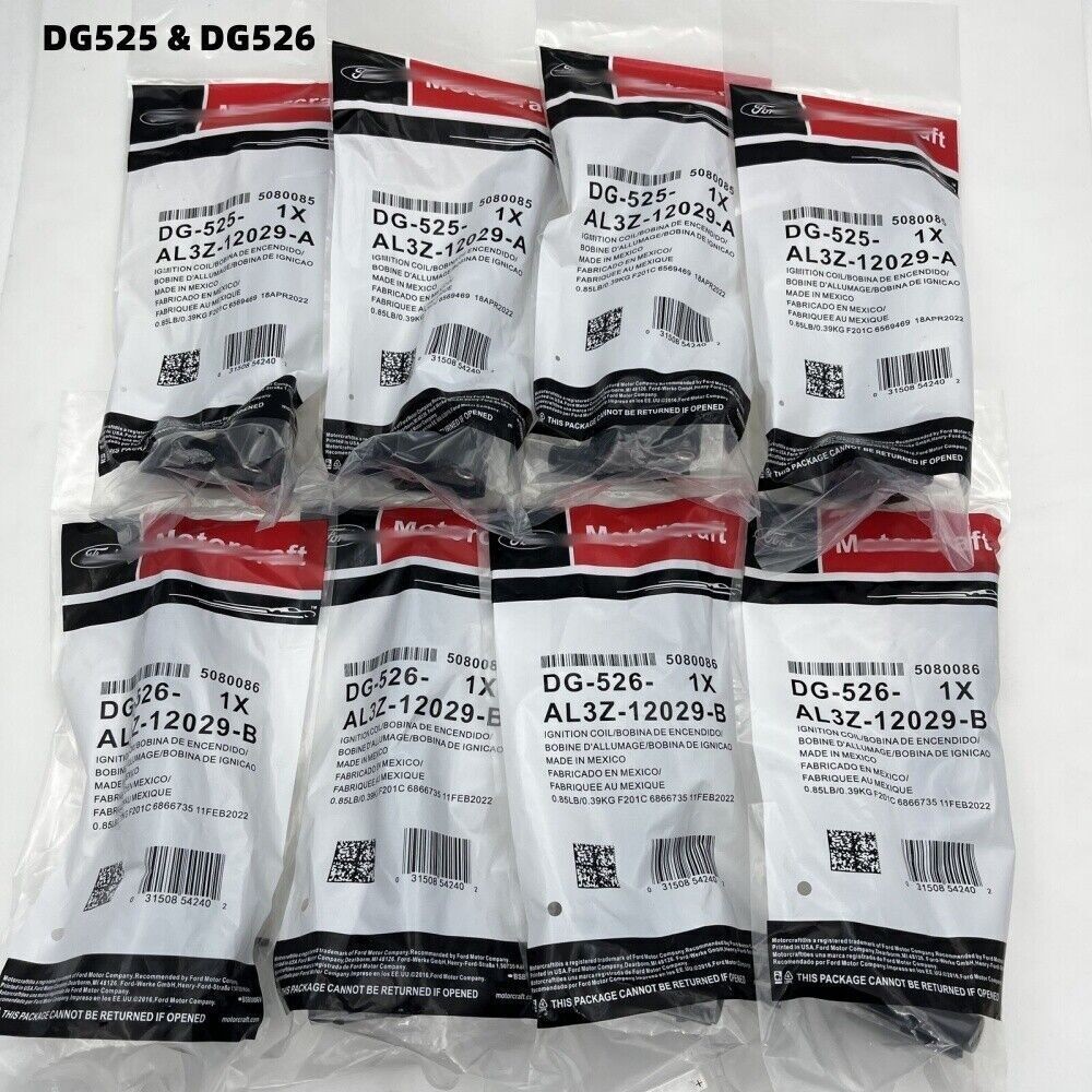 포드 F250 F350 슈퍼듀티 6.2L V8용 모터크래프트 DG525 DG526 점화 코일 8개 세트