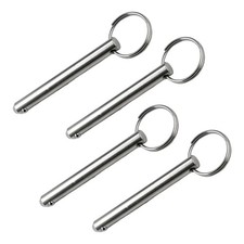 Quick Release Pin 4 Pack 3/8 Dia 3 Inch Usable Stainless Steel Marine Bimini