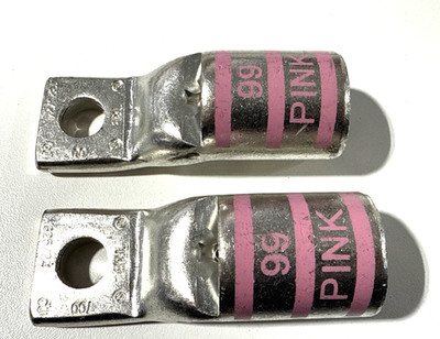 ABB Thomas & Betts 58182NT08 Ein Loch Kupfer Lasche 1.3cm Pink 99/35,000 Volt