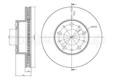 CIFAM 800-884C Brake Disc for Citroën, Fiat, Peugeot