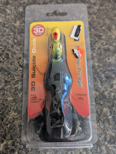 Savage Gear 3D Topwater Suicide Duck Plopper - 4.25" - 105mm - Black Yellow Head